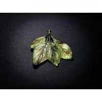 Cherry Leaf Pendant Necklace