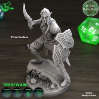 Elven Captain Figure (Unpainted)