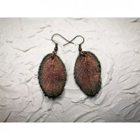Rosehip Leaf Earrings