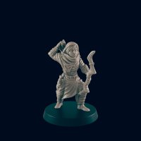 Elf Archer Robber Figure (Unpainted)