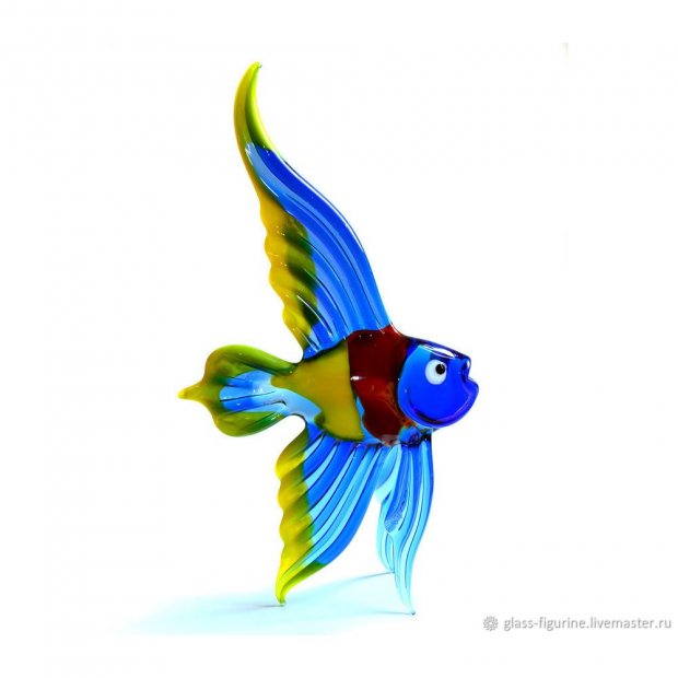 Blue Fish Figure