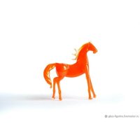 Orange Horse Figure