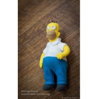 Handmade The Simpsons - Homer Simpson Plush Toy