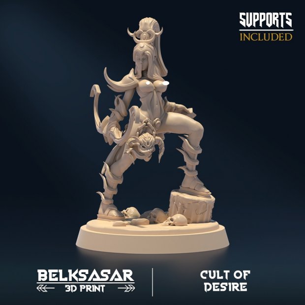 Nude Archer Figure (Unpainted)