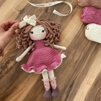 Crochet Princess Doll (Pink Dress)