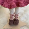 Crochet Princess Doll (Pink Dress)
