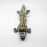 Squeaky Alligator Dog Toy (Grey)