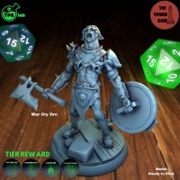 War Cry Orc Figure (Unpainted)