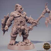 Gorzhin - Orc mercenary Figure (Unpainted)