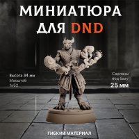 Dragonborn Mage Figure (Unpainted)