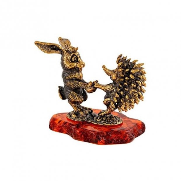 Hare And Hedgehog Figure