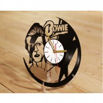 Handmade David Bowie Vinyl Clock