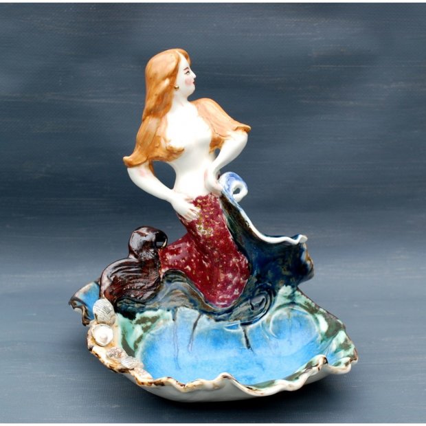 Mermaid Dance Vase