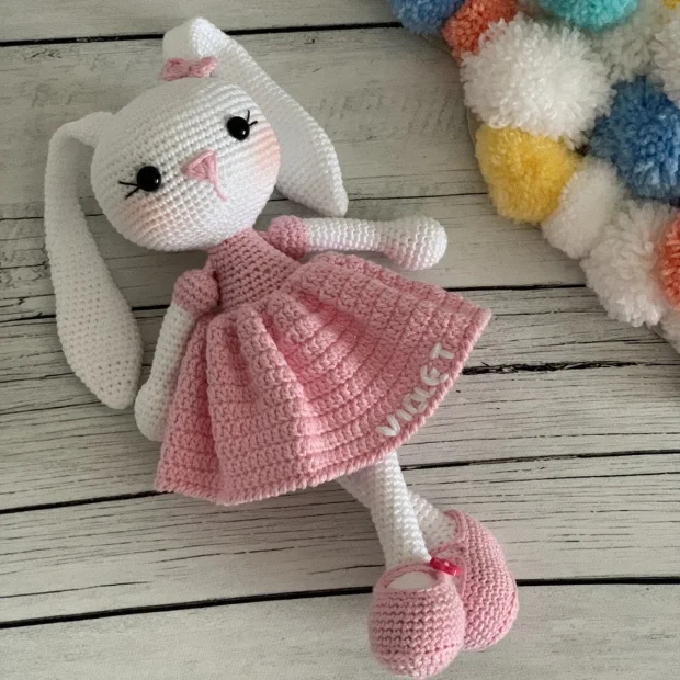 Bunny Crochet Doll (25 cm)