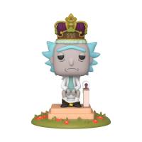 Funko POP Deluxe: Rick and Morty - King of $#!+ with Sound Figure