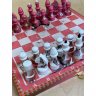 Handmade Little Girl Among Animals (Pink) Everyday Chess