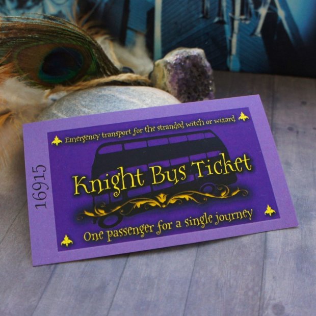 Harry Potter - Knight Bus Ticket Bookmark
