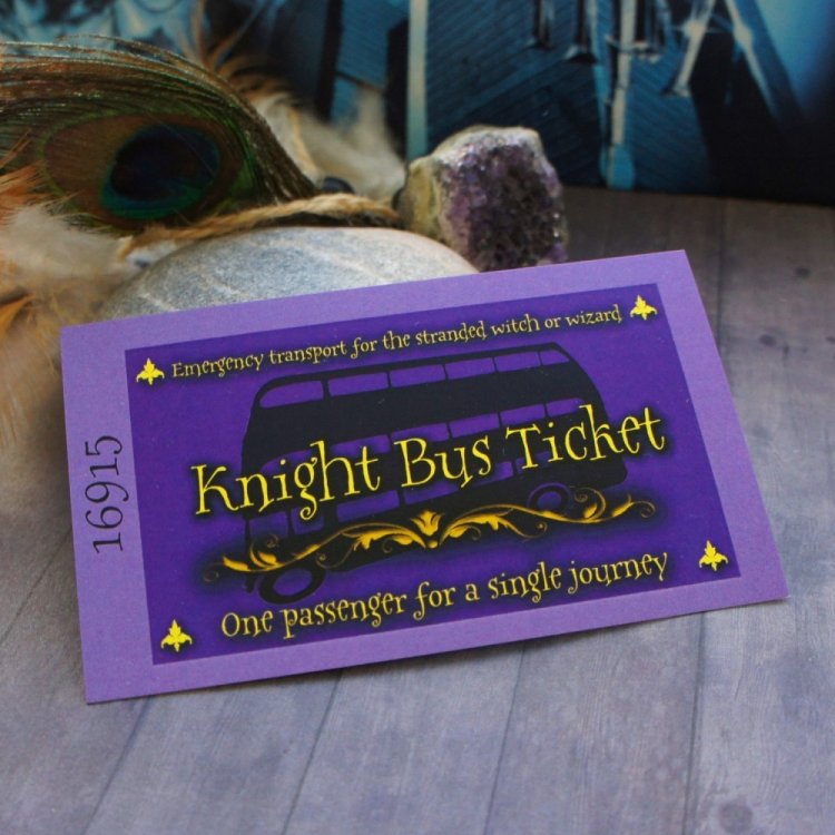 Harry Potter - Knight Bus Ticket Bookmark