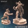 Tyke Mounted on Yeti Figure (Unpainted)