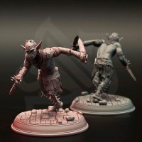 Goblin Assassin, Dagger Master Figure (Unpainted)
