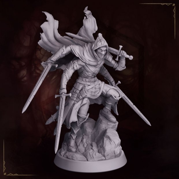 Shadow Tormentor, Executioner Devil Figure (Unpainted)
