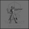 Ranger Johnny Trinity, Goblin Hunter Figure (Unpainted)