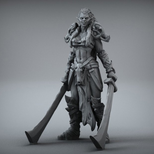 Aguna the Slayer Figure (Unpainted)