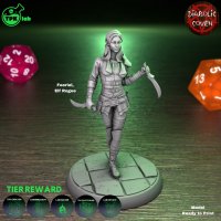 Feeriel - Elf Rogue Figure (Unpainted)