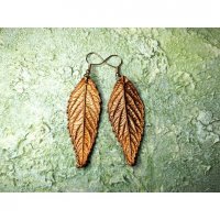 Impatiens Balsamina Leaf Earrings