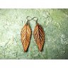 Impatiens Balsamina Leaf Earrings