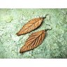 Impatiens Balsamina Leaf Earrings