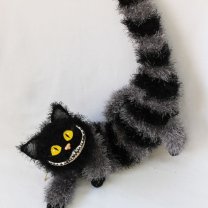 Alice in Wonderland - Cheshire Cat (Black) Plush Toy
