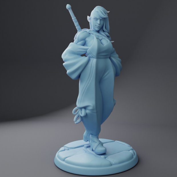 Janan Orc Warrior Figure (Unpainted)