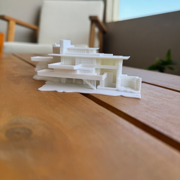 The Waterfall United States Frank Lloyd Wright Model Figure