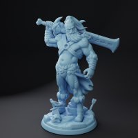 Barbarian Thornan Figure (Unpainted)