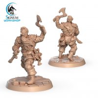 Barbarian Robber Figure (Unpainted)