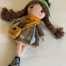 Crochet Doll (35 cm) with Bag