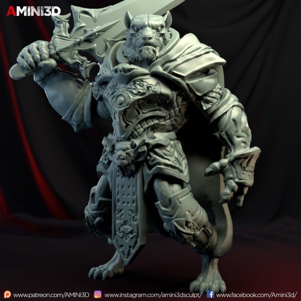 Tabaxi - Merry Garden Figure (Unpainted)