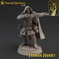 Wolf Hunter Figure (Unpainted)