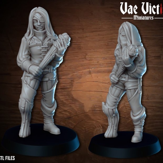 Seasoned bandit with a club Figure (Unpainted)