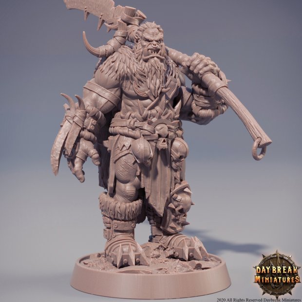Dorek - Orc mercenary Figure (Unpainted)