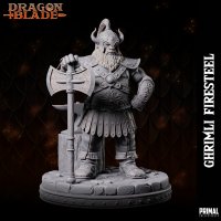 Ghrimli Firesteel Figure (Unpainted)