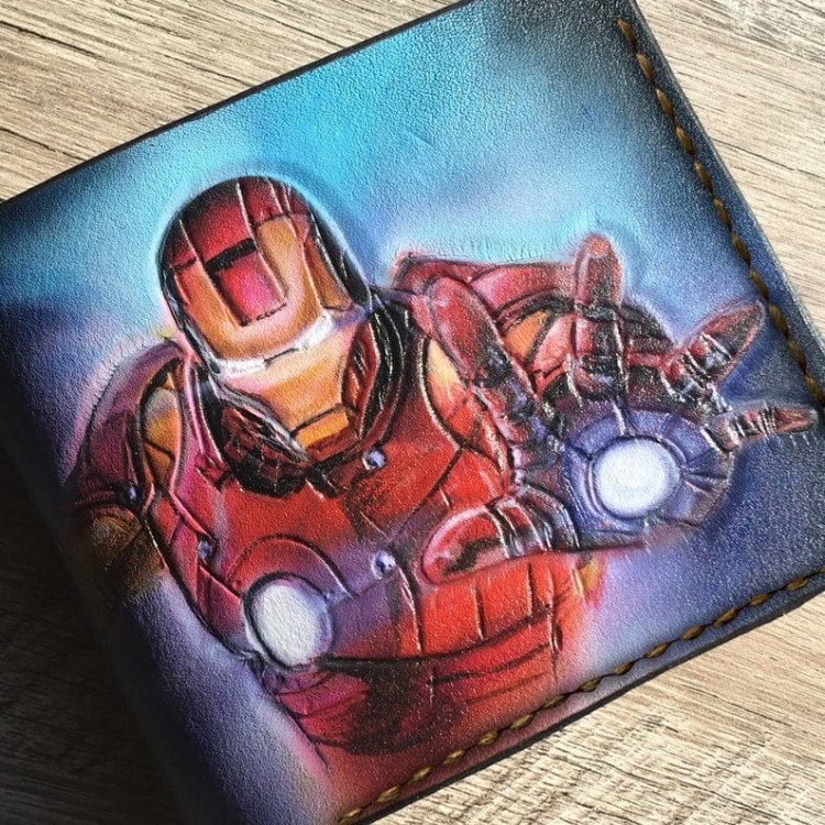 Handmade Marvel - Iron Man & Spider-Man Custom Wallet