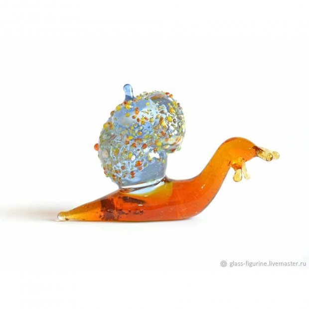 Blue Snail Figure