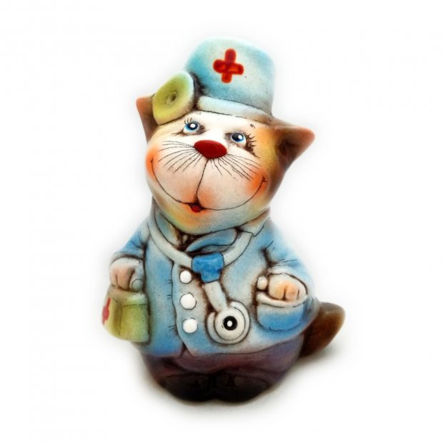 Cat Doctor Figure