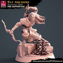 Elf Archers - Lagulus Figure (Unpainted)