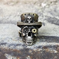 Gentleman Skull Lanyard bead