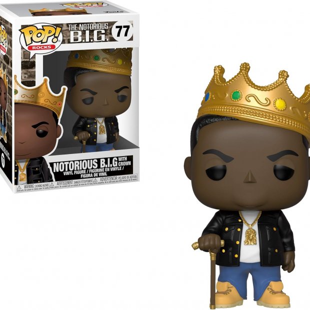 Funko Pop Rocks: Notorious B.I.G. - Notorious B.I.G. with Crown Figure