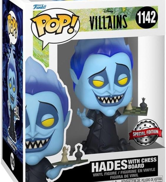 Funko Pop Disney: Villains - Hades with Chess Board Figure