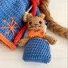 Crochet Doll (35 cm) Blue Dress